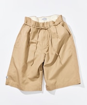Cotton Linen 2 Tuck Chino Shorts