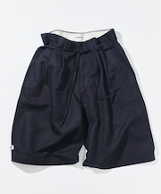 Cotton Linen 2 Tuck Chino Shorts