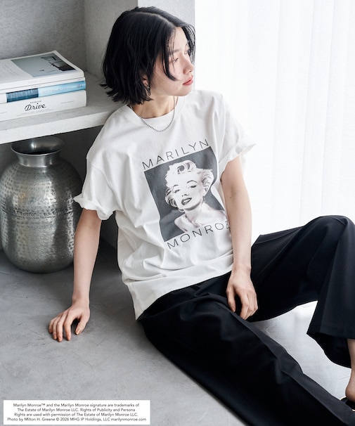 マリリン・モンローCLOSE SHOT プリントTシャツ