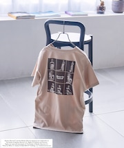 マリリン・モンロー モノクロ BURST SHOT バックプリントTシャツ