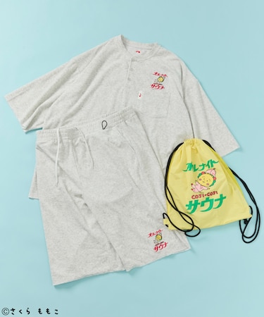 【3月19日12:00発売】別注 オールナイトサウナ KANNAIGI パイルセットアップ ナップサック付き