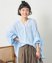 インド シングルガーゼ ブラウス