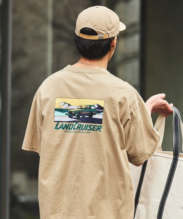 リラックスフィット ランクル60 バックプリント ショートスリーブ クルーネックTシャツ