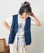 別注裾バルーン リボンベスト