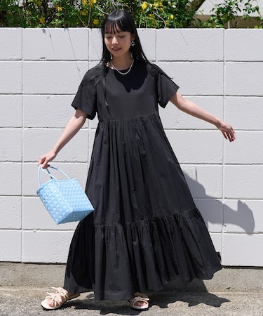 インド ドッキング Tシャツワンピース