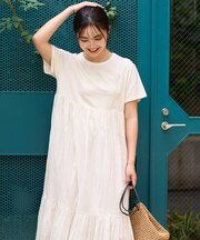 インド ドッキング Tシャツワンピース