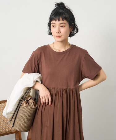 インド ドッキング Tシャツワンピース