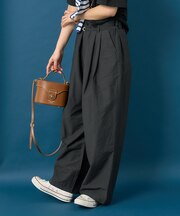 接触冷感/UVカットウエストベルトパンツ＜セットアップ対応＞