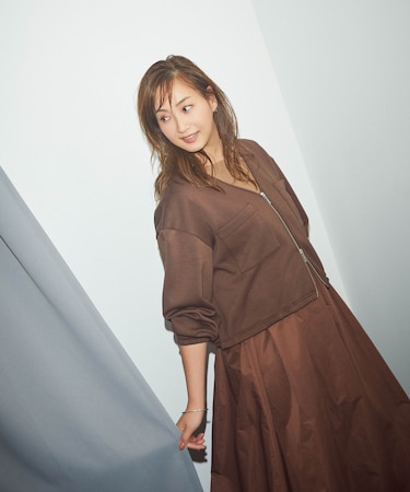 【セットアイテム】ボンディングカーデ ワンピースセット