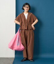 接触冷感/UVカットAライン 半袖ジャケット＜セットアップ対応＞