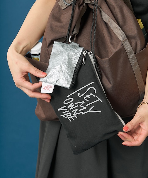 【セットアイテム】メッセージ ロゴ ポーチセット