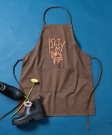 メッセージ ロゴ エプロン