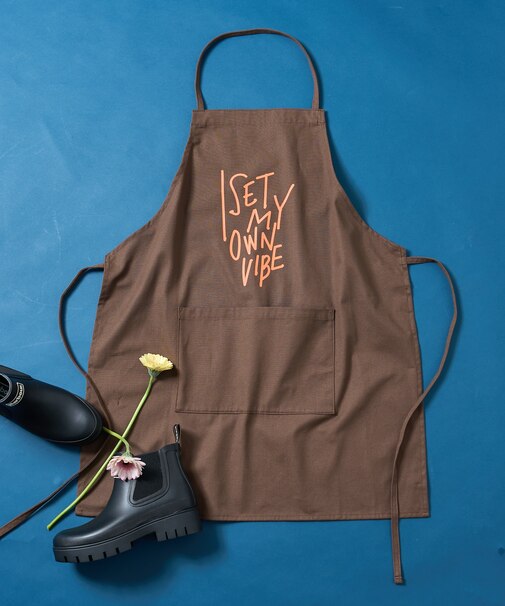 メッセージ ロゴ エプロン