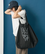 メッセージ ロゴ ビッグ トートバッグ