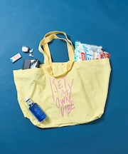 メッセージ ロゴ ビッグ トートバッグ