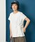 リボンギャザー半袖Tシャツ