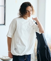 別注 ビッグシルエット ヘムコード ポケットTシャツ / 吸湿速乾 【限定展開】