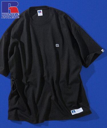 別注 ビッグシルエット ワンポイントロゴ クルーネック Tシャツ 【限定展開】