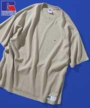 別注 ビッグシルエット ワンポイントロゴ クルーネック Tシャツ 【限定展開】