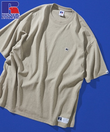 別注 ビッグシルエット ワンポイントロゴ クルーネック Tシャツ 【限定展開】
