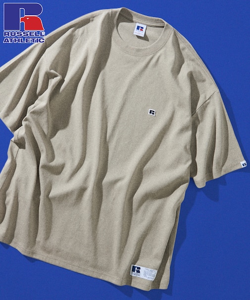 別注 ビッグシルエット ワンポイントロゴ クルーネック Tシャツ 【限定展開】