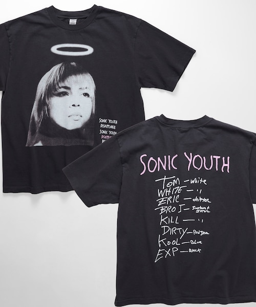 SONIC YOUTH TL DISAPPEARER クルーネック バンドTシャツ｜フリークス