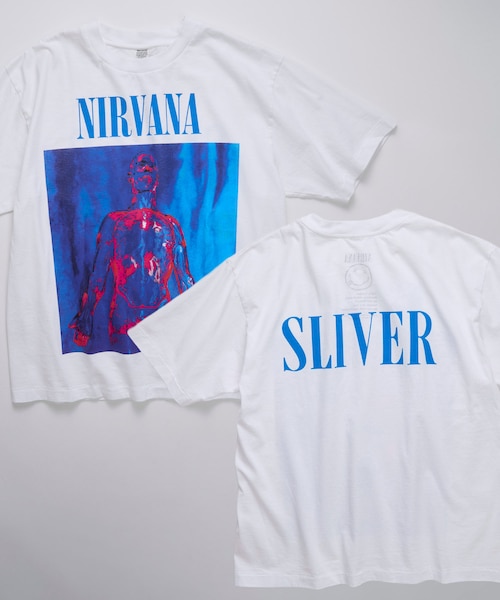 NIRVANA SLIVER クルーネック バンドTシャツ｜フリークスストアの通販