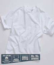 80-90s USA POCKET TEE