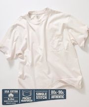 80-90s USA POCKET TEE SUNFADE