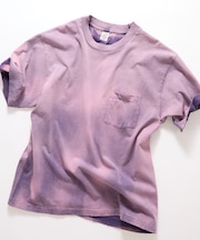 80-90s USA POCKET TEE SUNFADE