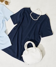 コットンモダール クルーネック Tシャツ