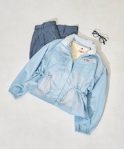 Super Light Nylon 配色 ジップパーカー＜セットアップ対応＞