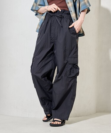 Super Light Nylon ウエストギャザーパンツ＜セットアップ対応＞