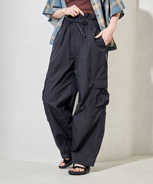 Super Light Nylon ウエストギャザーパンツ＜セットアップ対応＞