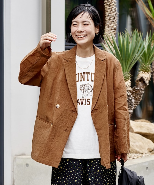 シアージャケット/ダブルブレストジャケット