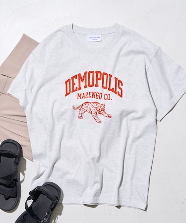 タイガープリントTシャツ