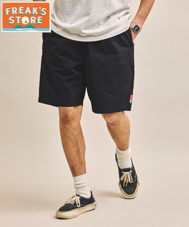 リラックスフィット 撥水 リサイクルナイロン イージーショーツ/バッグ付き