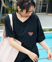 別注 裾スピンドル ヘンリーネックTシャツ
