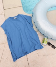 <接触冷感/UV> AIRDRY HIGHCOOL フレンチスリーブTシャツ