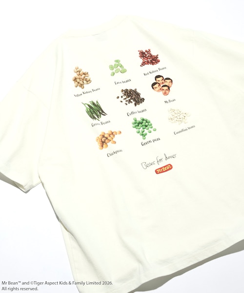 Mr. Bean/ミスタービーン Beans Tee／ビーンズ クルーネック バック
