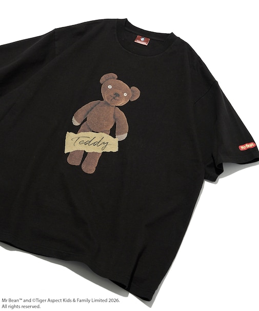 Mr. Bean/ミスタ―ビーン Teddy Tee /テディ デザインクルーネックTシャツ