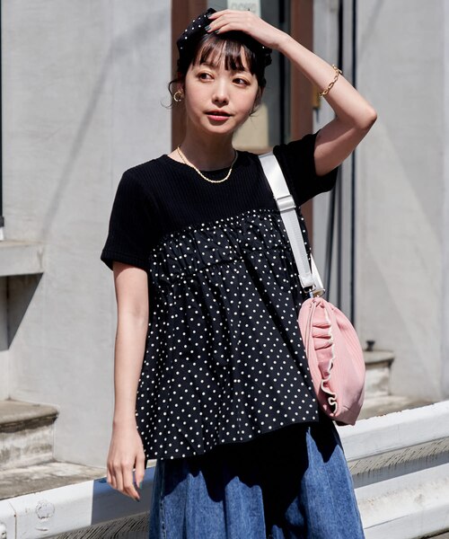 ドットビスチェ ドッキングTシャツ｜フリークスストアの通販｜&mall
