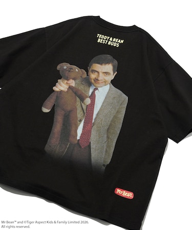 Mr. Bean/ミスタービーン Back Print Tee /Teddy & Bean/テディ&ビーン バックプリントTシャツ