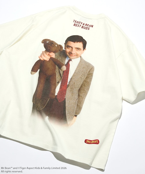 Mr. Bean/ミスタービーン Back Print Tee /Teddy & Bean/テディ