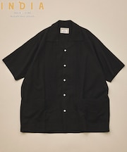 【新色追加】インド製 リラックスフィット キューバシャツ ショートスリーブ