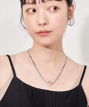 マルチウェイ レイヤーネックレス/ビーズネックレス