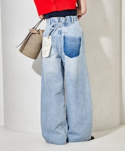 シンチバックデニムパンツ