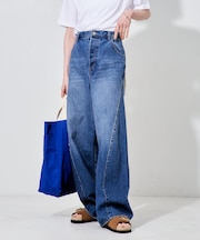 シンチバックデニムパンツ