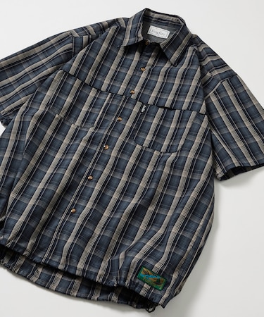 別注 フィッシングポケット ショートスリーブ スピンドルシャツ