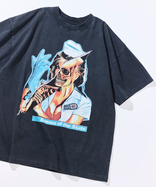 【7inch】Blink-182 4枚セット！ ブリンク182 まとめ売り EXCLUSIVE】BLINK182 print Tee / ブリンク182 プリント クルーネック